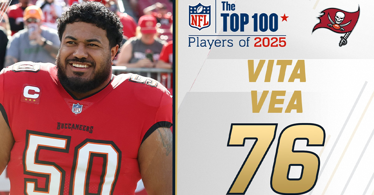 Vita Vea in NFL with the Tampa Bay Buccaneers