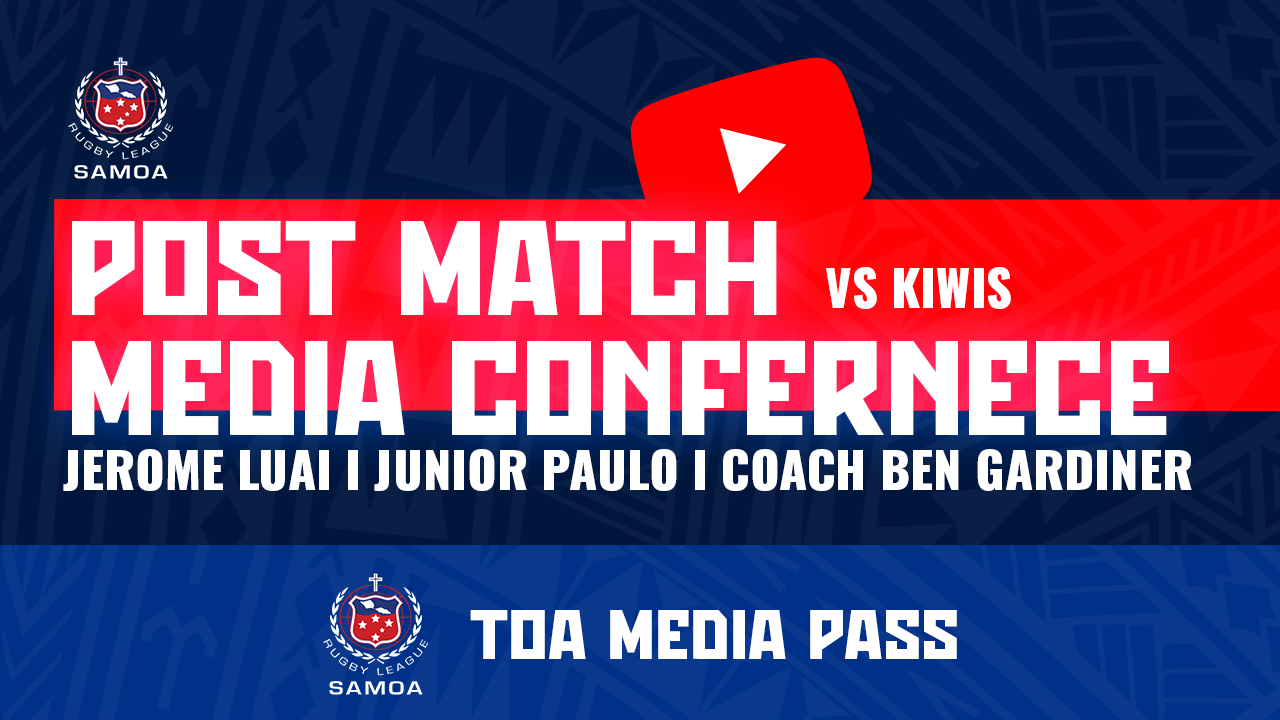 Post Match Press Conference I Toa Sāmoa Defeat Tonga XIII