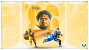 Los Angeles Chargers edge rusher Tuli Tuipulotu featured as number 86 on the 2026 NFL Top 100 list.